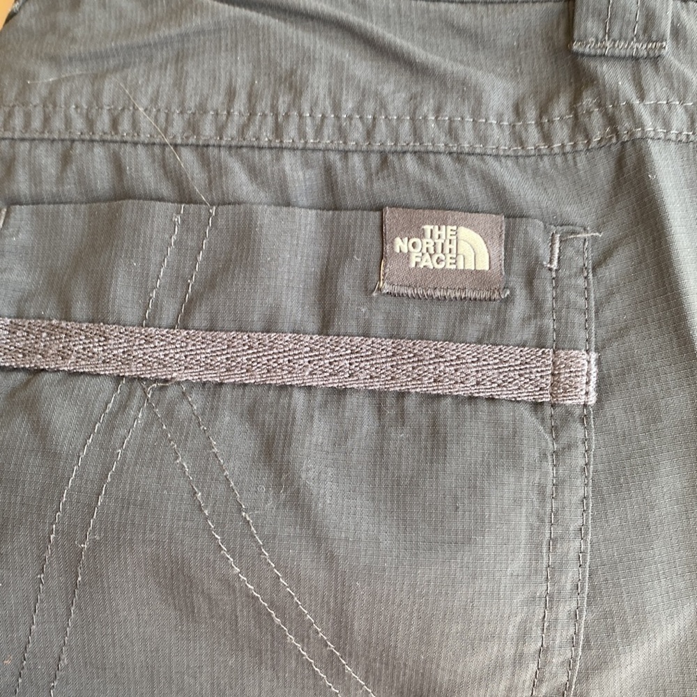 The North Face Capri pants black 6 drawstring button zipper outdoor Gorpcore - Picture 11 of 11
